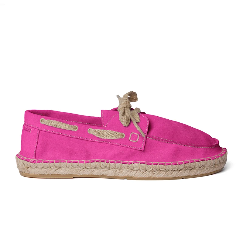 Men's boat shoe espadrilles - Mirabilis suede leather