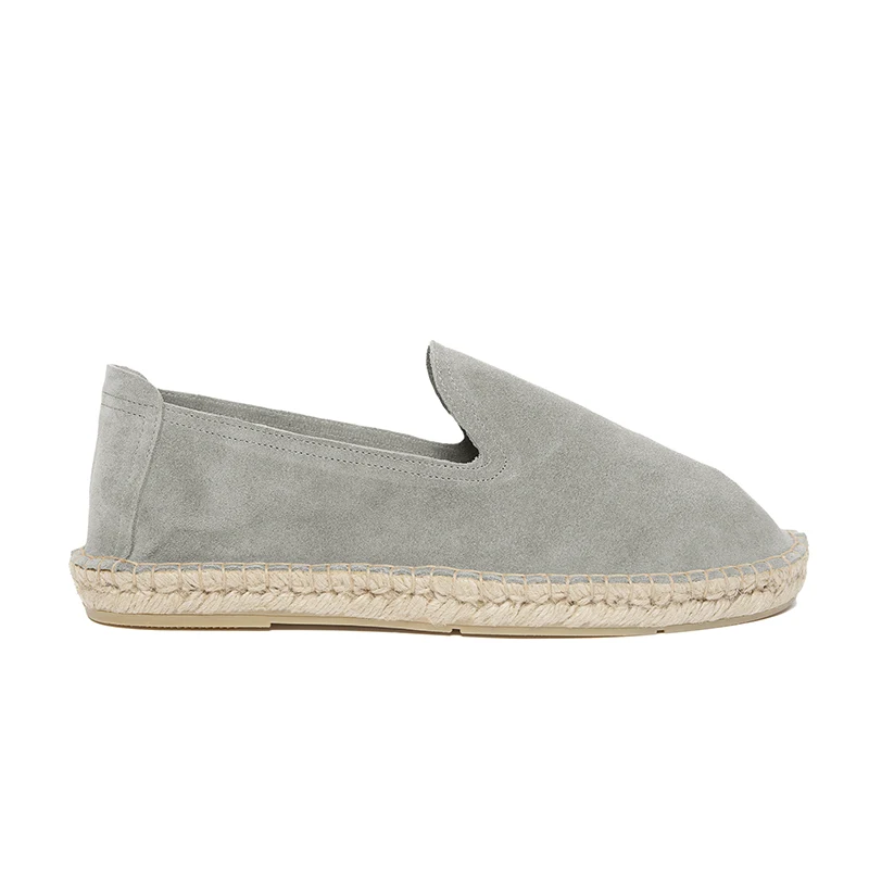 Men's classic loafers espadrilles - Plume suede leather